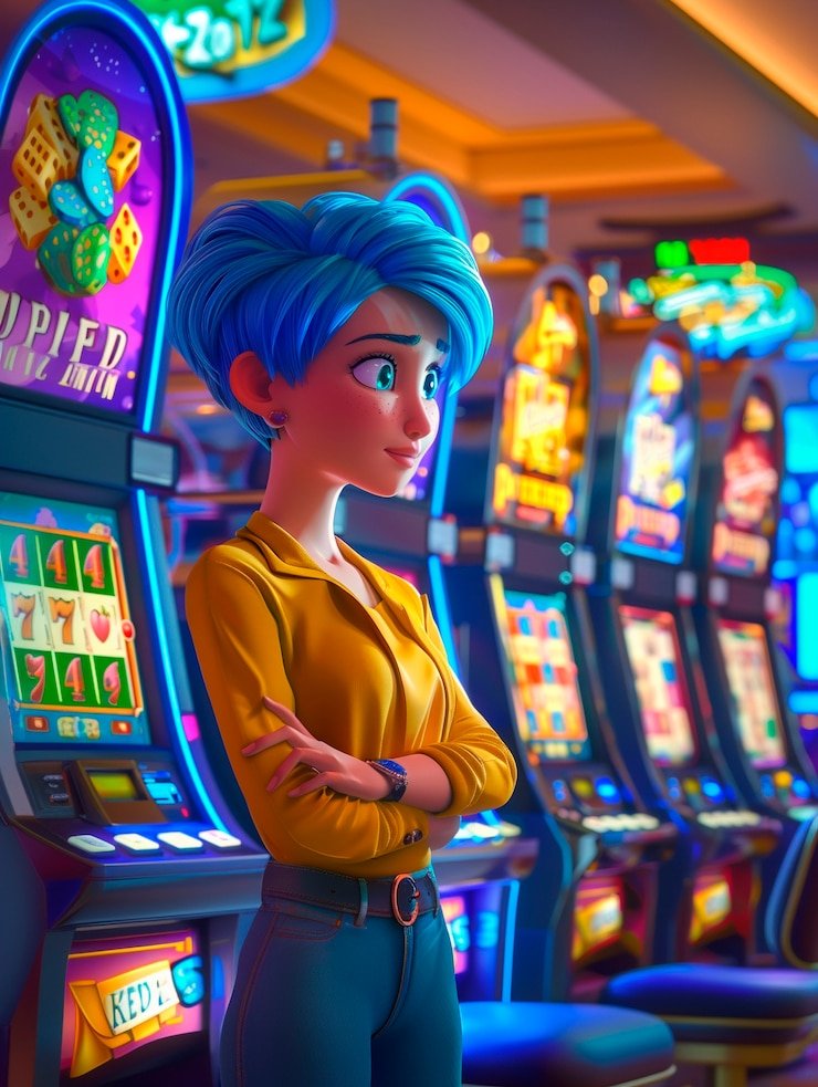 Layar permainan slot Sweet Bonanza dan Gates of Olympus di aplikasi denistoto